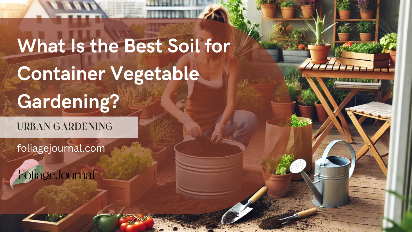 best soil for container vegetable gardening